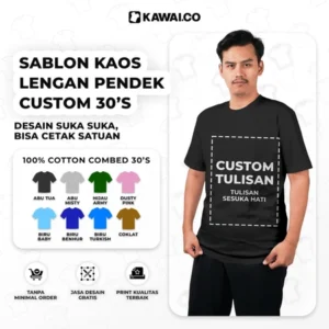 Kawai.co - Kaos Lengan Pendek Custom